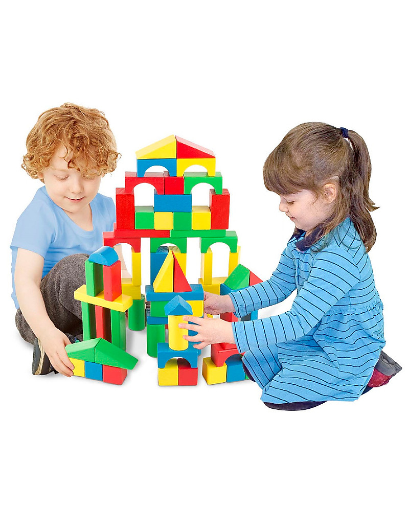 melissa & doug 100 wooden blocks